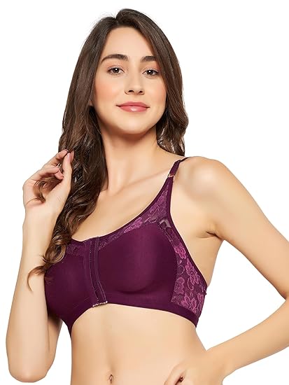 Clovia Women’s Cotton Solid Full-Cup Bra – Non-Padded, Wire-Free Everyday Comfort